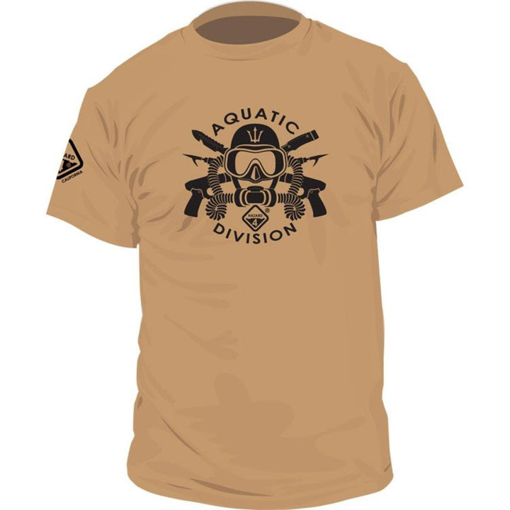Hazard 4 AQUATIC DIVISION GRAPHIC T-SHIRT - COYOTE