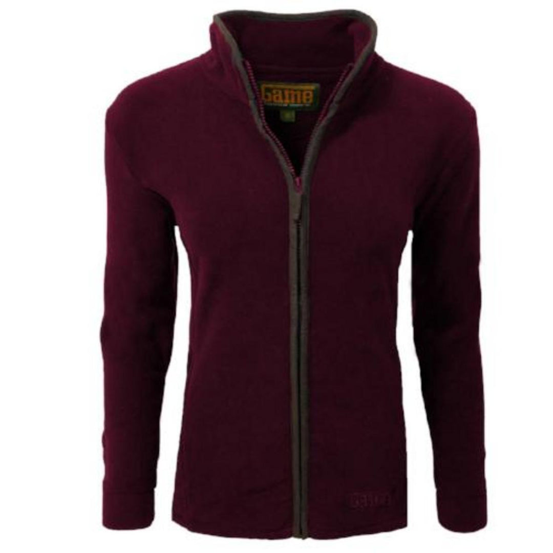 Game Technical Apparel Ladies Game Penrith Fleece Jacket - Maroon