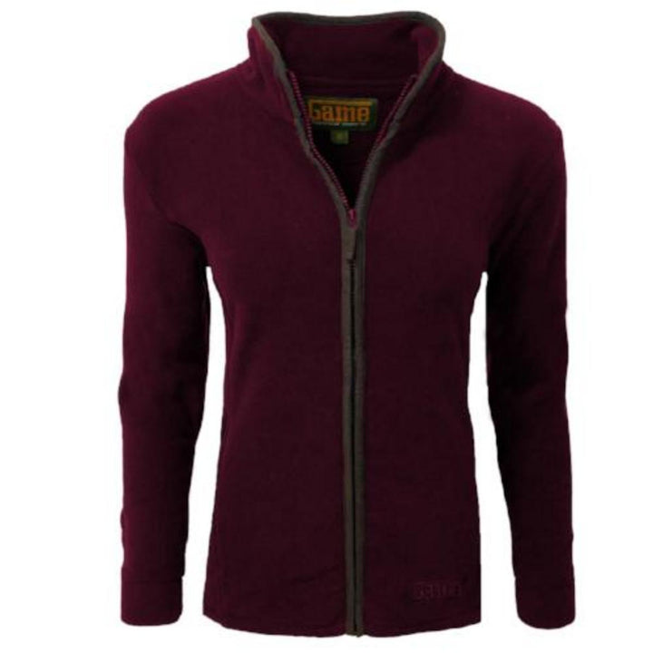 Game Technical Apparel Ladies Game Penrith Fleece Jacket - Maroon