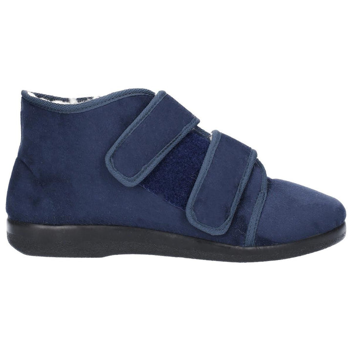GBS Med Med Torbay Extra Wide Fit Slipper Navy
