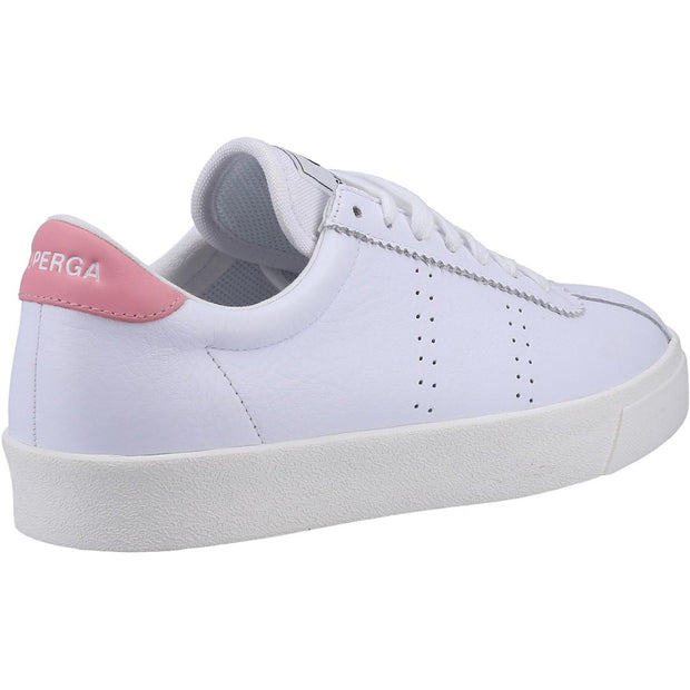 Superga 2843 CLUB S COMFORT Leather Trainer White/Pink