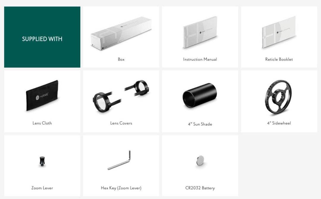 Hawke SideWinder ~ 6-24x56 SF FFP MOA Telescopic Sights