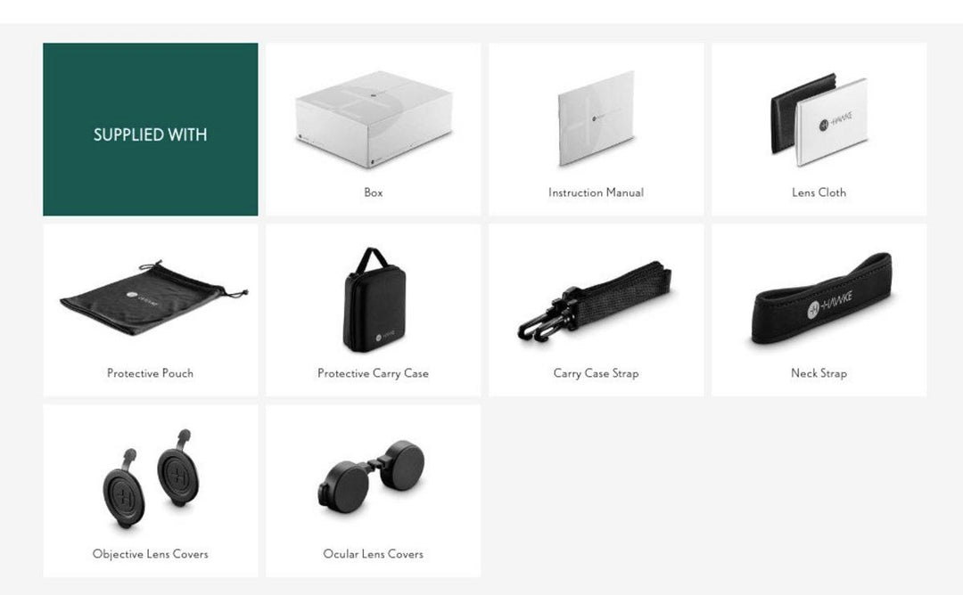 Hawke Vantage 10x32 Binocular (Green) Binoculars