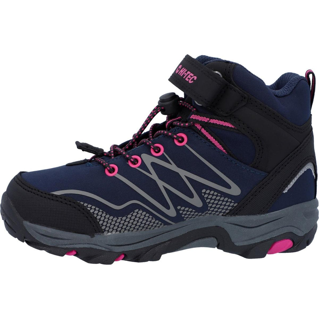 Hi-Tec Blackout Mid Boots Navy/Magenta