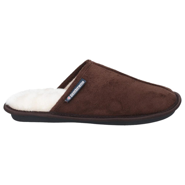 Lambretta Mule Slipper Dark Brown