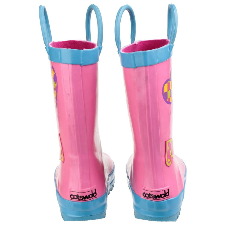 Cotswold Puddle Waterproof Pull On Boot Hearts – view 3