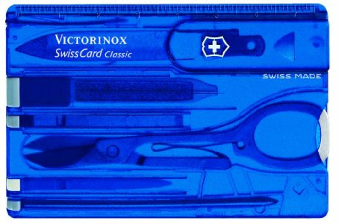 Victorinox Blue Jelly Swiss Card in Blister – BushWear