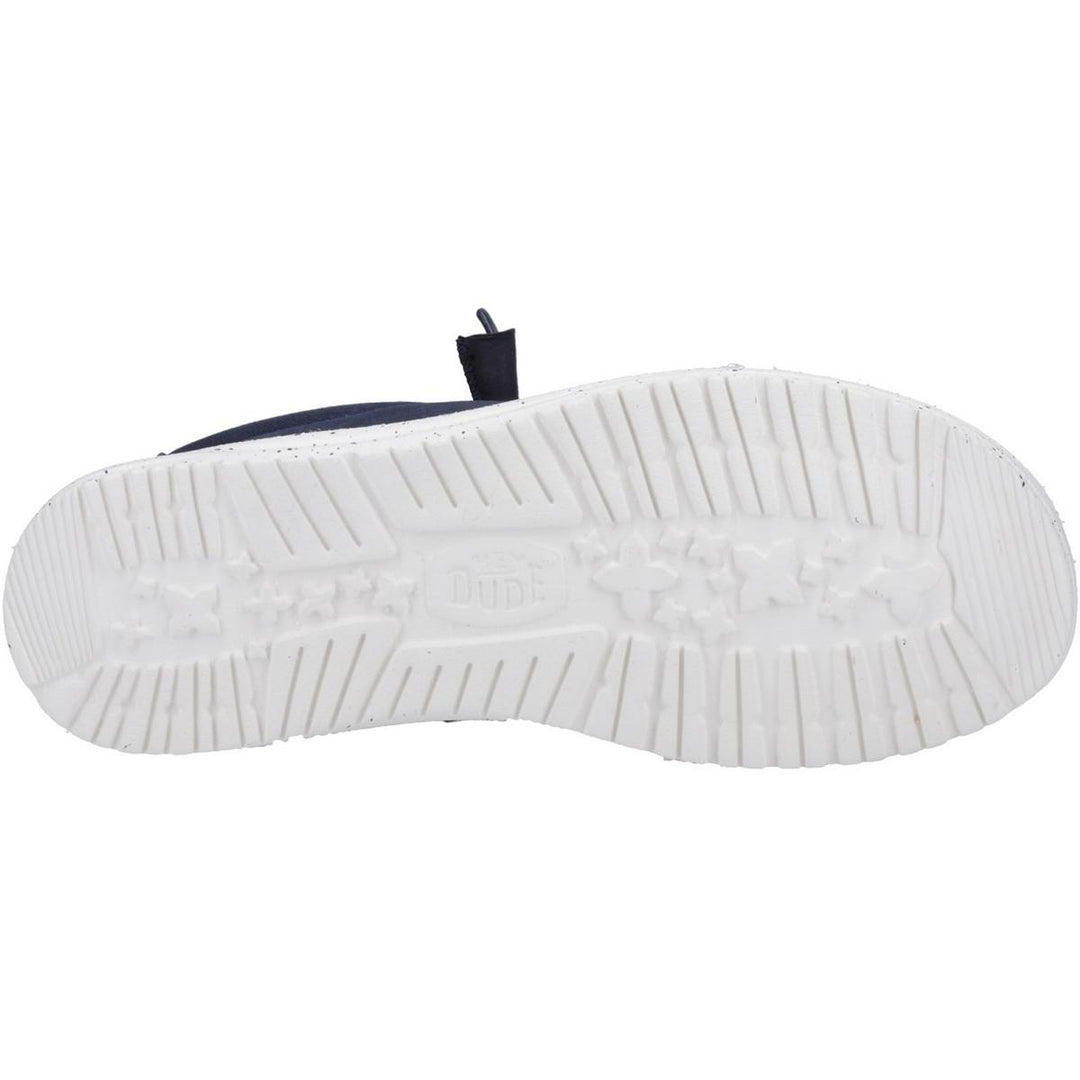 HEYDUDE Wally Canvas Shoe Navy