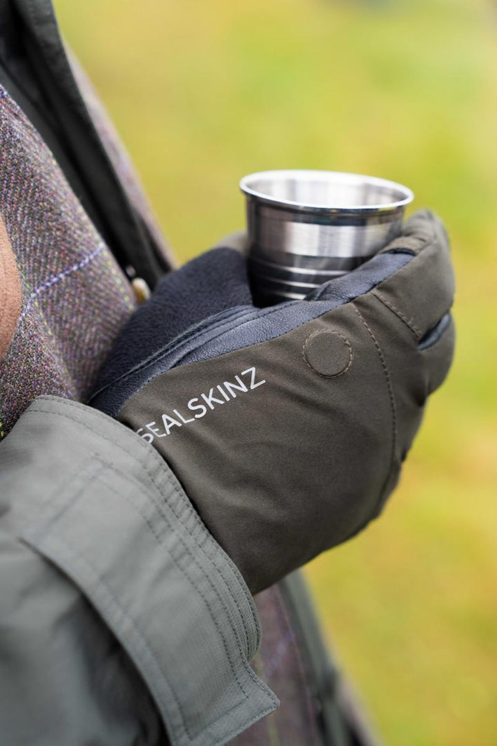 Sealskinz Broome Waterproof All Weather Shooting Glove Olive Green/Black Unisex GLOVE