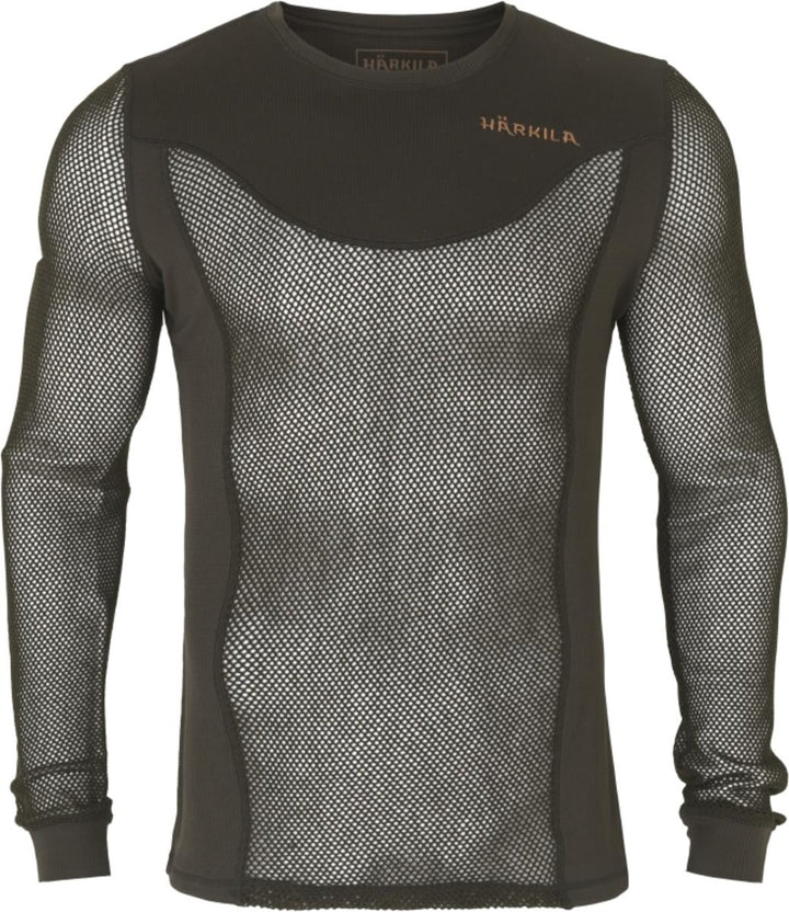 Harkila Base Mesh crew neck Shadow brown