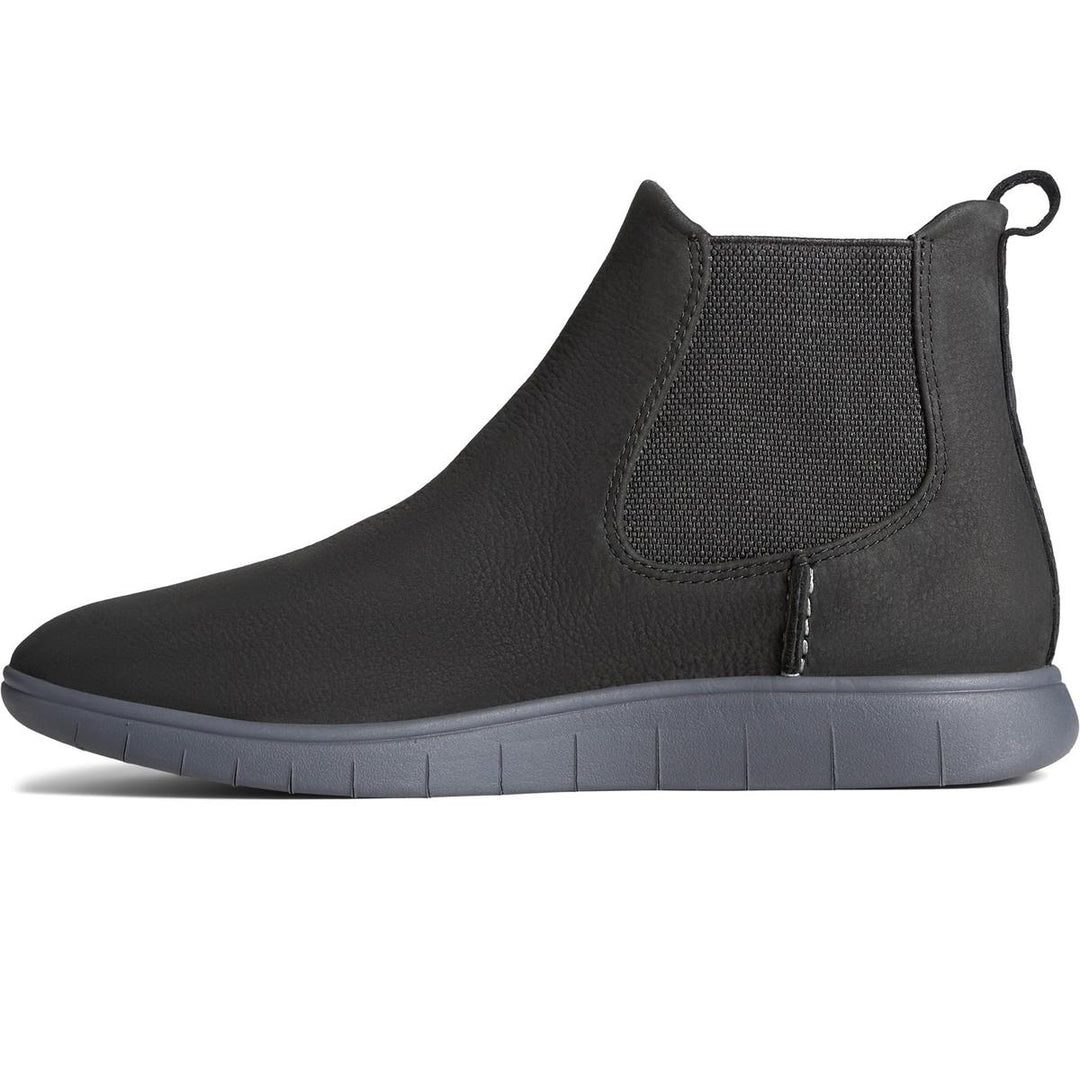 Sperry Coastal Plushwave Chelsea Ankle Boots Black
