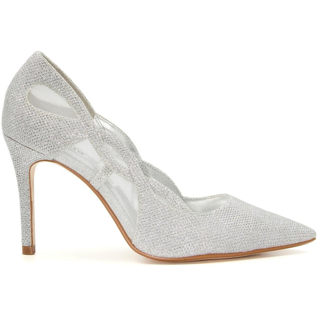 Dune Bristal Court Shoe Silver