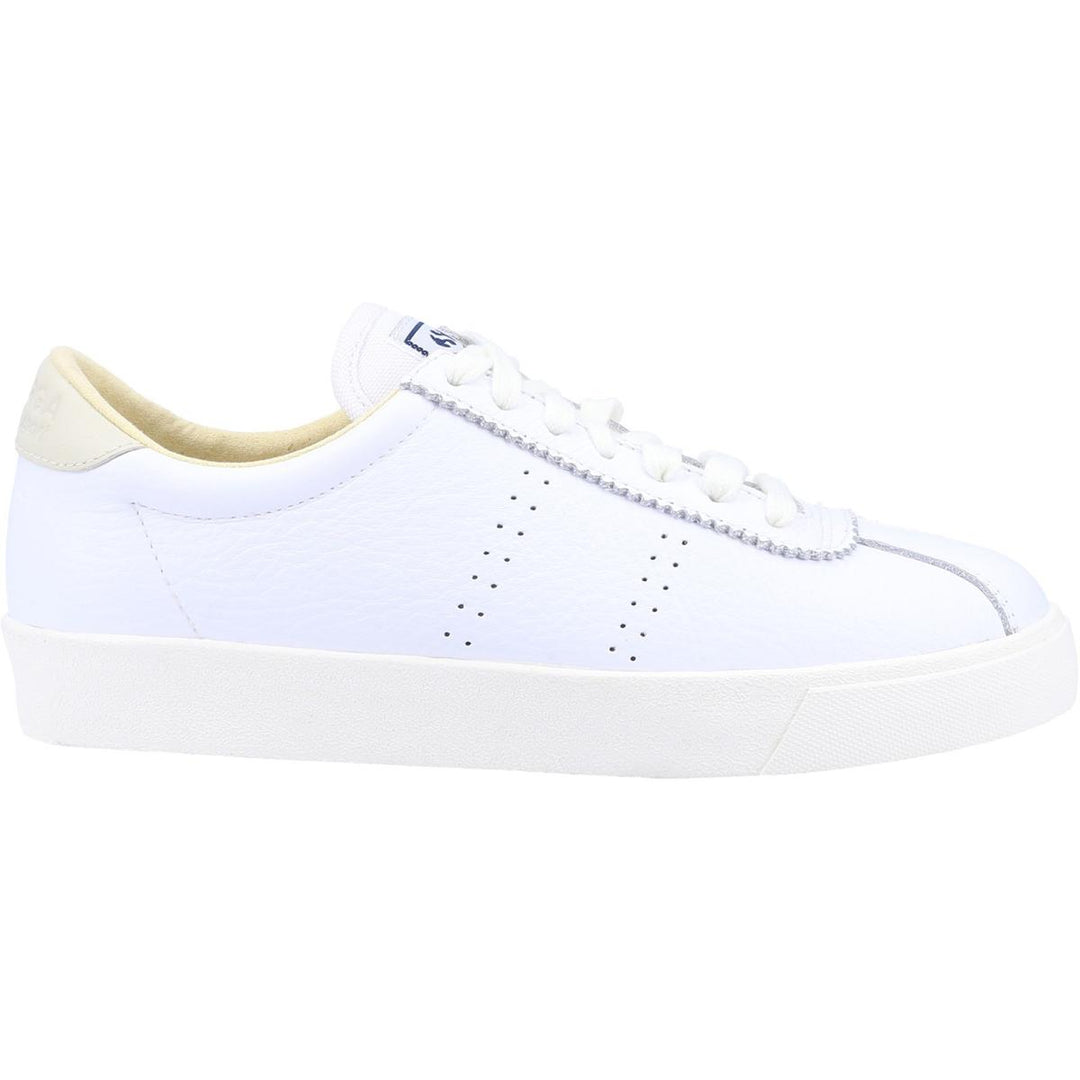 Superga 2843 Club S Comfort Leather Trainer White/Beige