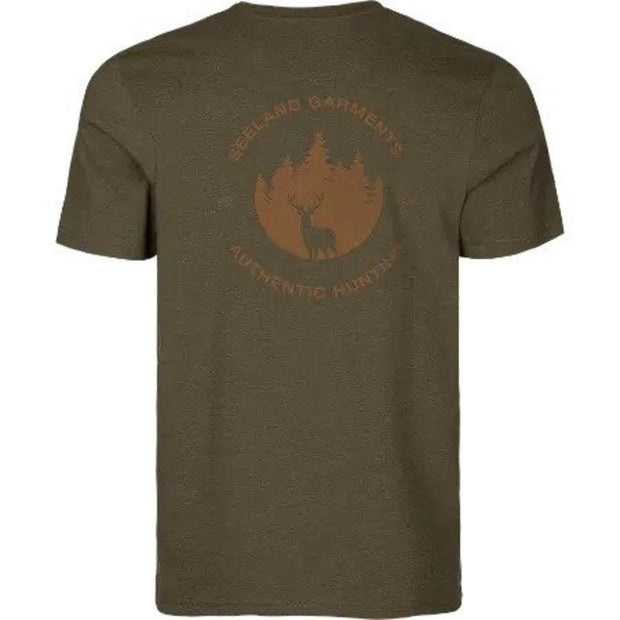Seeland Saker T-shirt Pine green melange