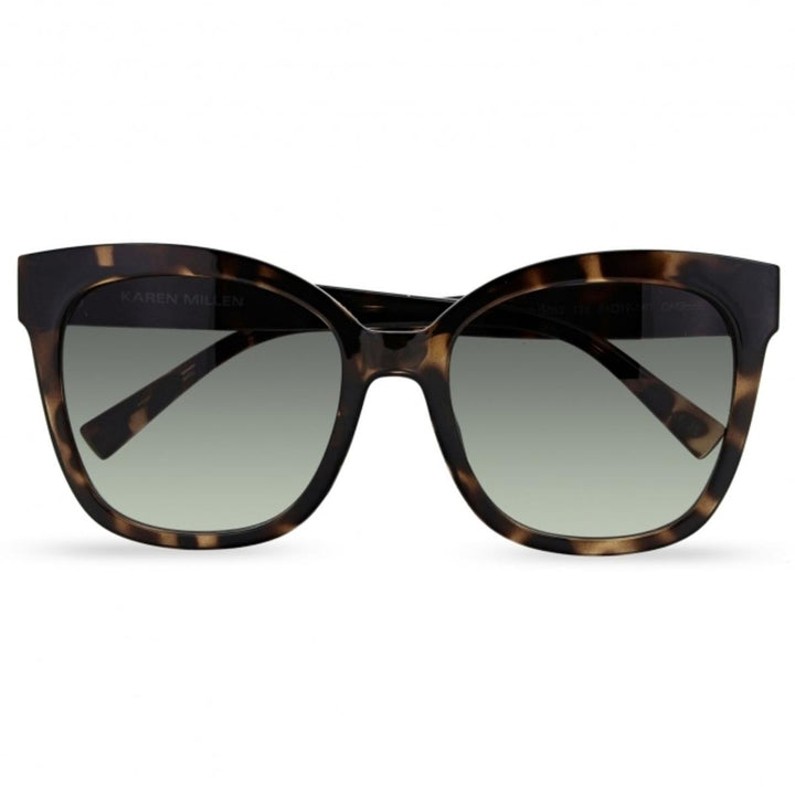 Karen Millen KM5052 Sunglasses Honey Tortoiseshell