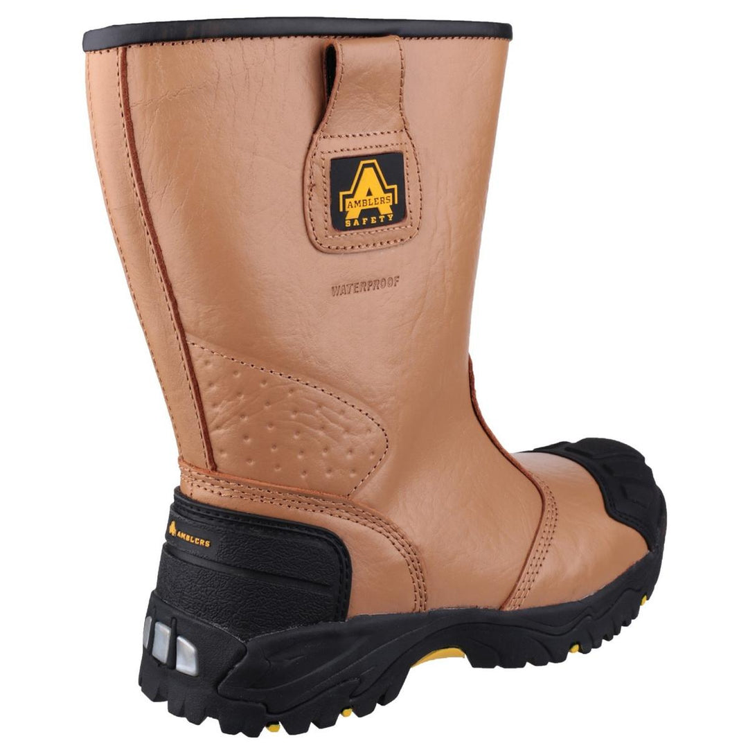 Amblers Safety FS143 Waterproof pull on Safety Rigger Boot Tan