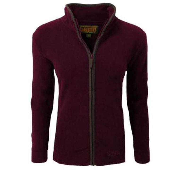 Game Technical Apparel Ladies Game Penrith Fleece Jacket - Maroon