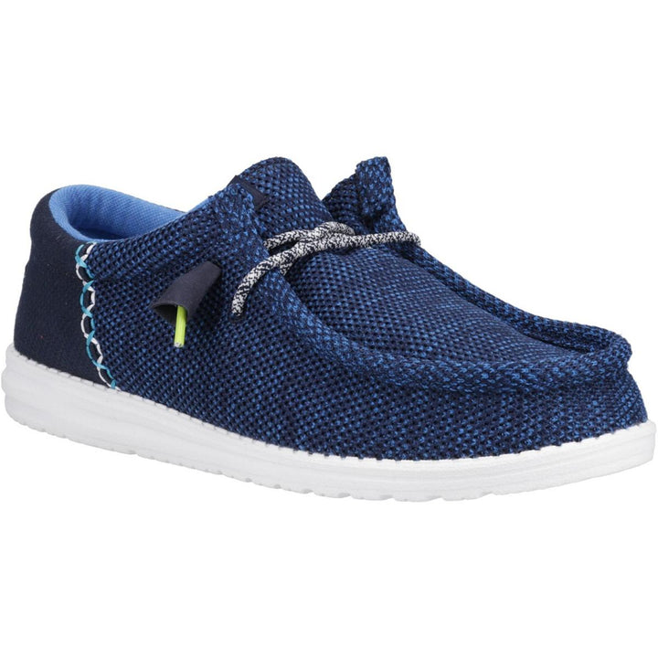 HEYDUDE Wally Funk Open Mesh Shoe Blue/White