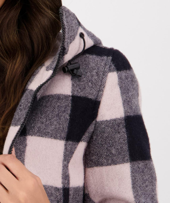 Swanndri Seattle Hoodie Rose Check