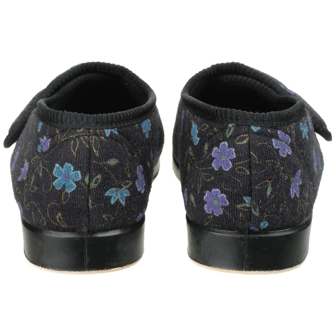 GBS Wilma Ladies Wide Fit Slipper Black