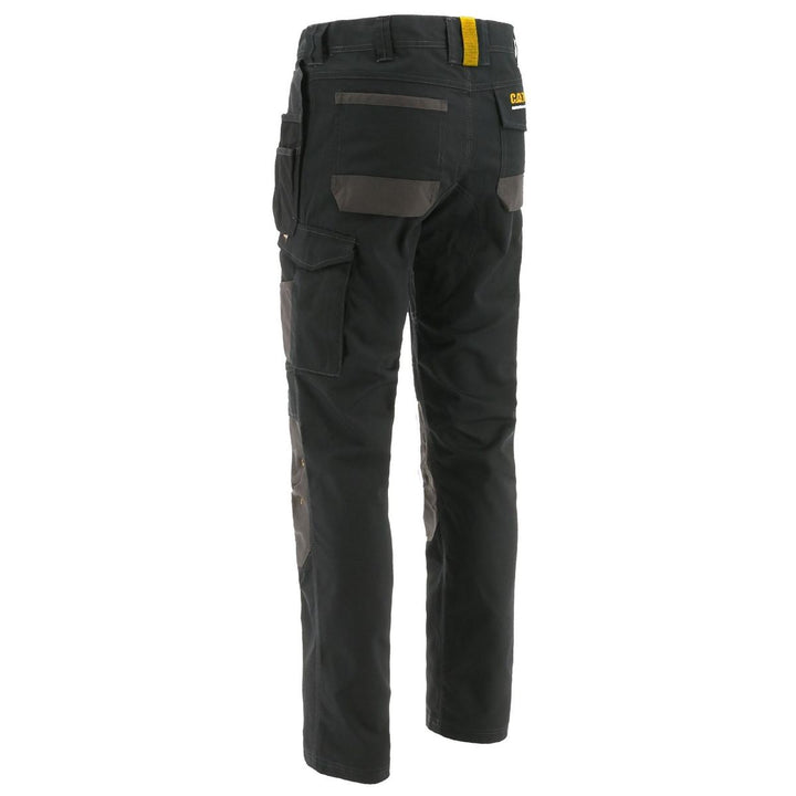 Caterpillar Essentials Knee Pocket Work Trouser Black, 32" Leg