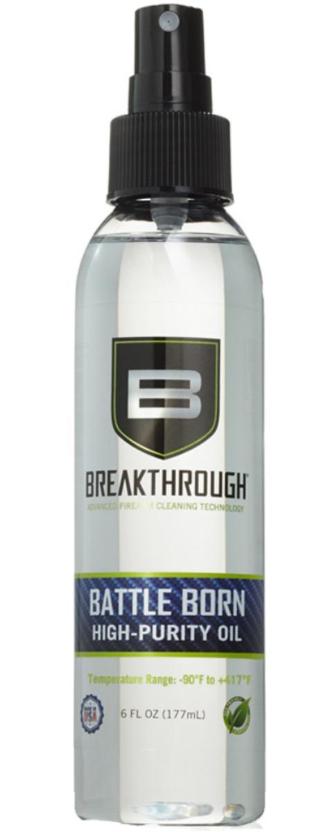 Breakthrough Battle Born High-Purity Oil (Lubricant & Protectant) - 6oz. Bottle
