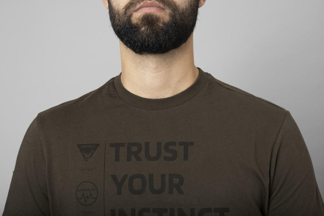 Harkila Härkila Instinct S/S t-shirt Shadow brown