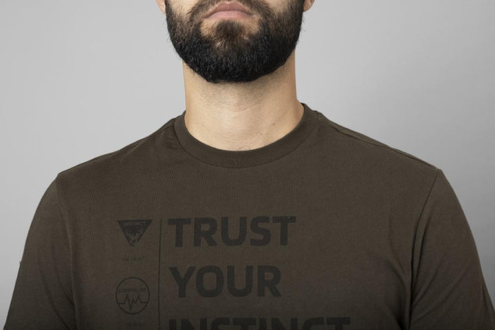 Harkila Härkila Instinct S/S t-shirt Shadow brown