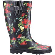 Cotswold Blossom Welly Red