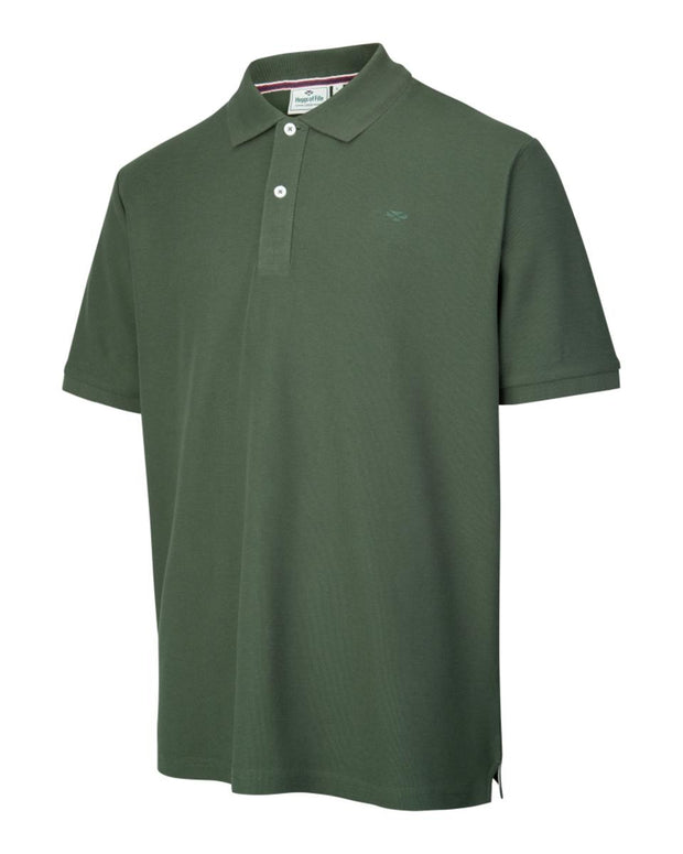 Hoggs of Fife Largs Cotton Polo Shirt Bottle Green