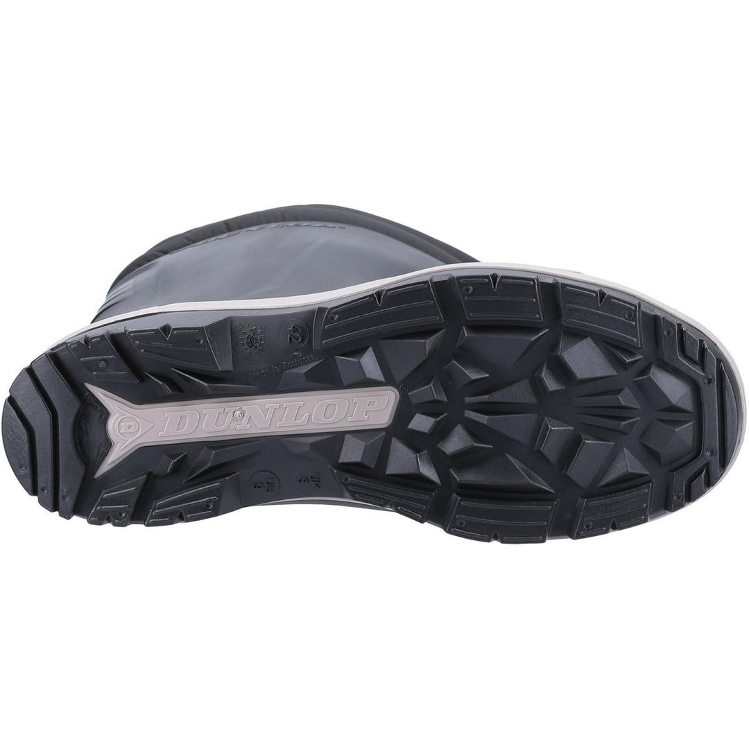 Dunlop Blizzard Plain Rubber Wellington Black