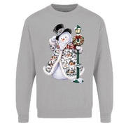 Game Adults Xmas Printed Sweatshirt - Snowman