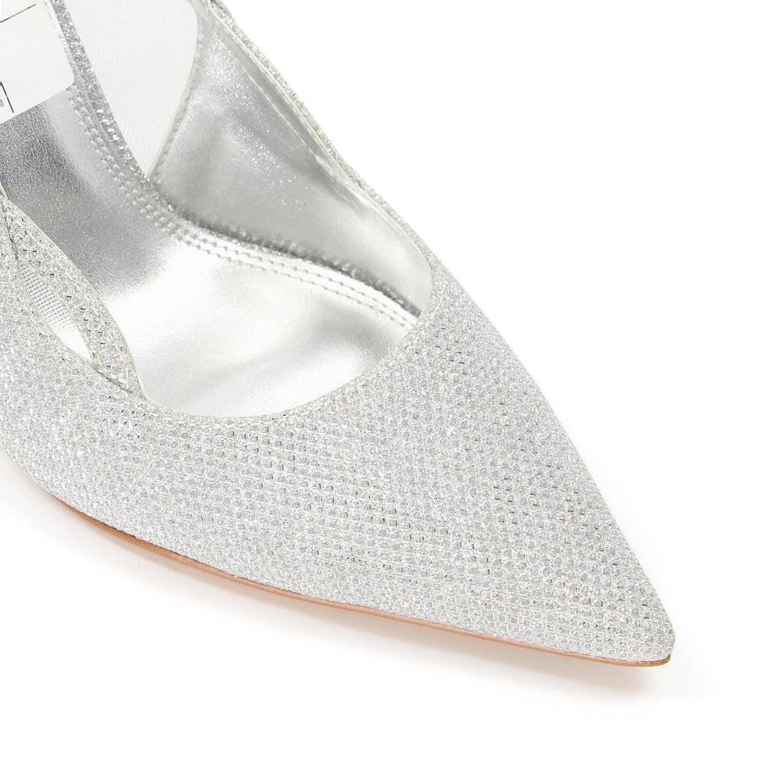 Dune Bristal Court Shoe Silver