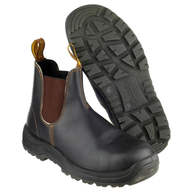 Blundstone 192 Industrial Slip on Safety Boot Stout Brown
