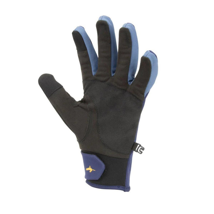 Sealskinz Lyng Waterproof All Weather Glove with Fusion Control™ Navy Blue/Black/Yellow Unisex GLOVE