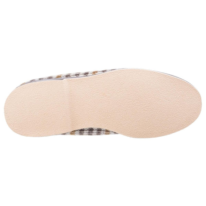 GBS Everett Check Slipper Grey