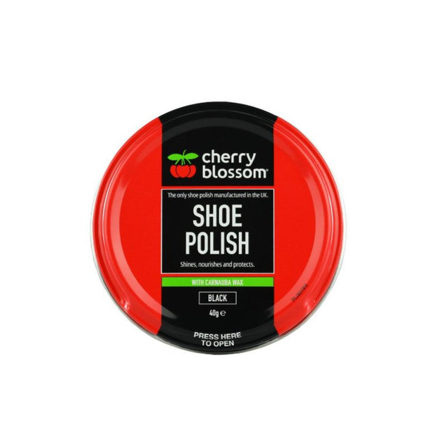 Cherry Blossom Shoe Polish Paste Black
