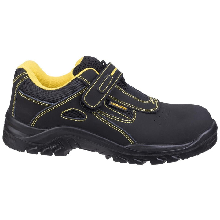 Amblers Safety FS77 Breathable Touch Fastening Safety Trainer Black