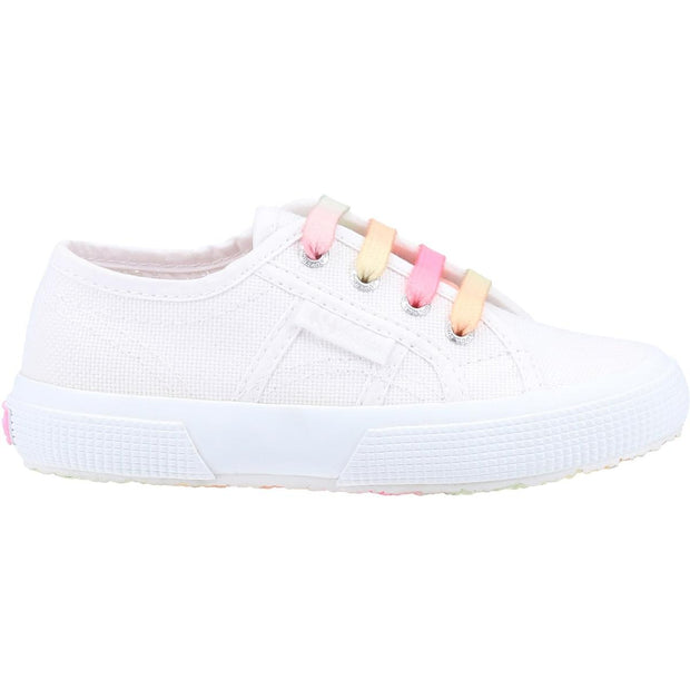 Superga 2750 Shaded Lace Trainer White/Candy Multicolour