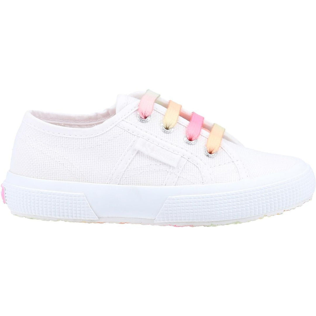 Superga 2750 Shaded Lace Trainer White/Candy Multicolour – view 4
