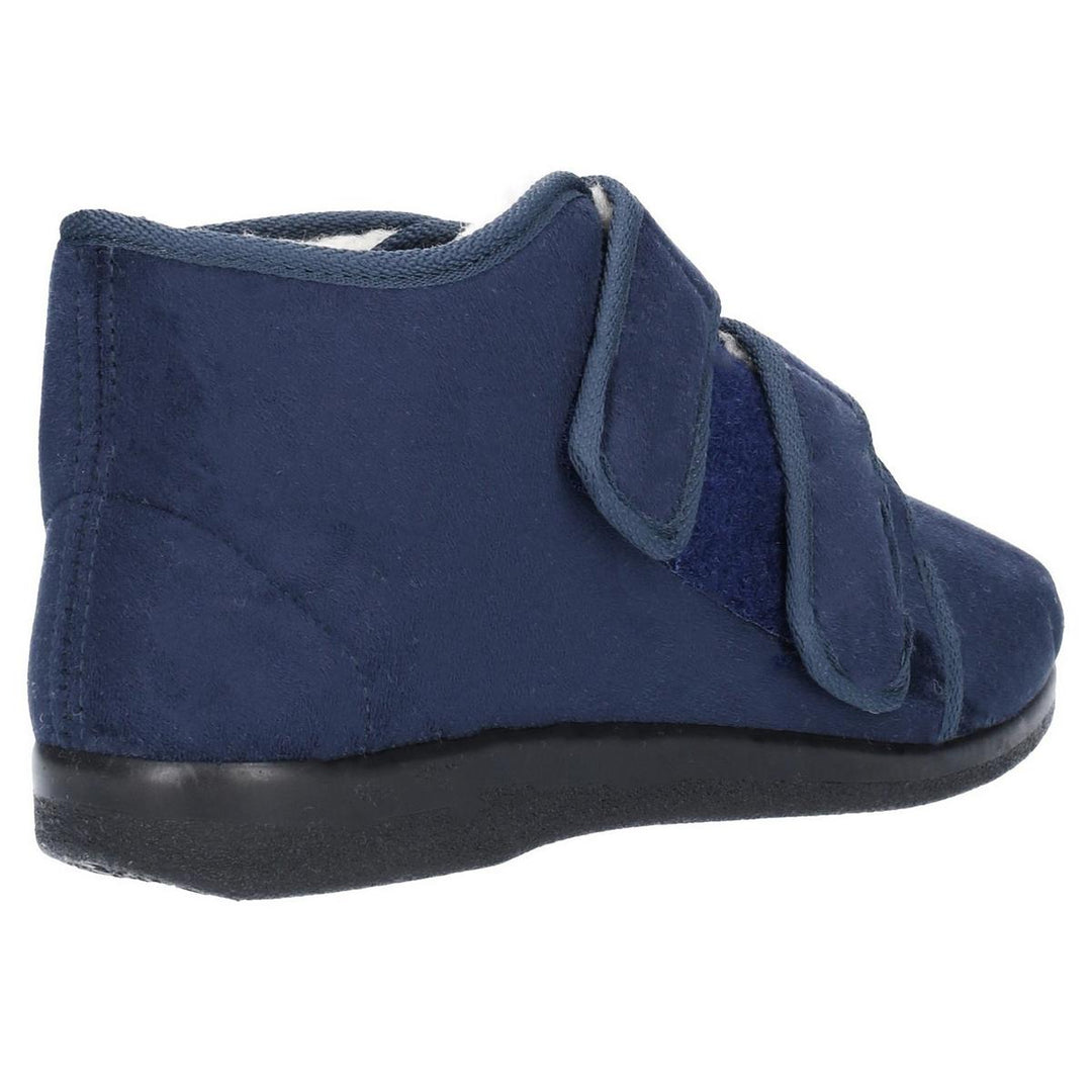 GBS Med Med Torbay Extra Wide Fit Slipper Navy