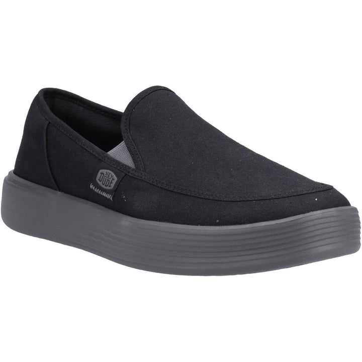HEYDUDE Sunapee Canvas Shoe Black/Charcoal