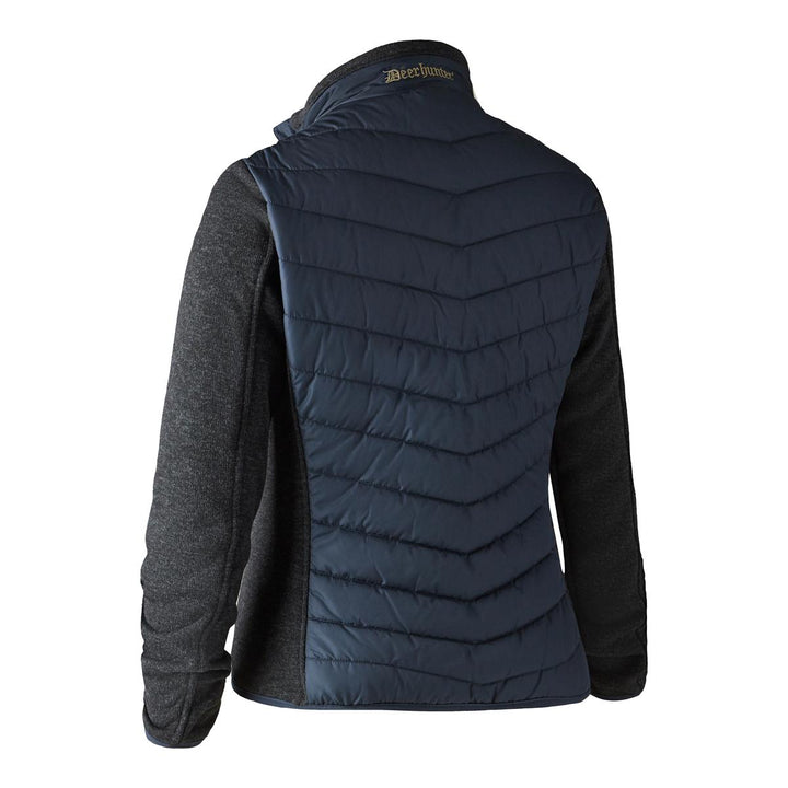 Deerhunter Lady Caroline Padded Jacket with knit Dark Blue