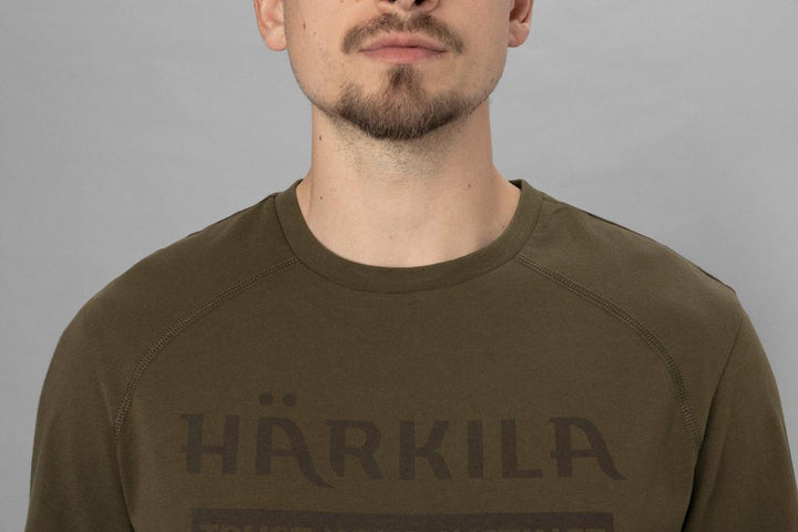 Harkila Härkila logo S/S t-shirt Willow green