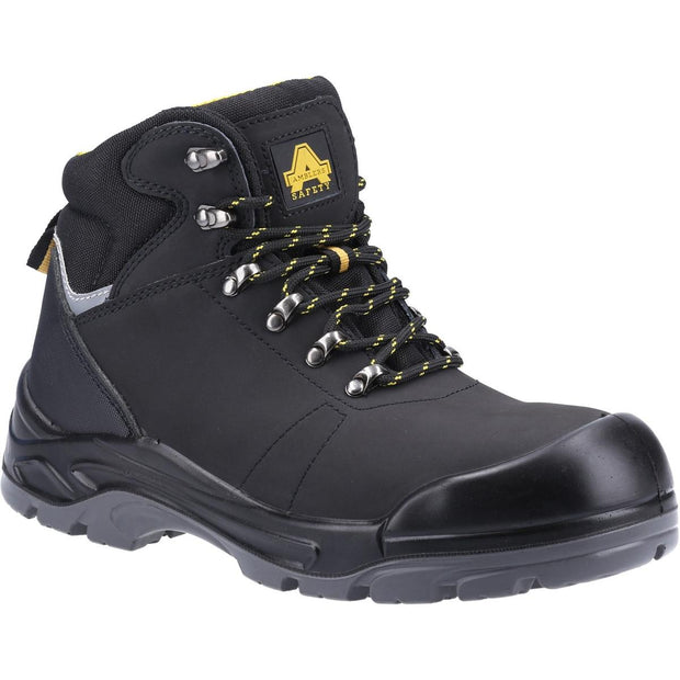 Amblers Safety AS252 Lightweight Water Resistant Leather Safety Boot Black