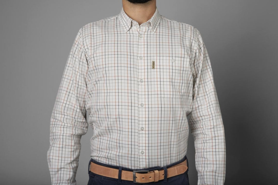 Harkila Retrieve shirt Bloodstone w/White