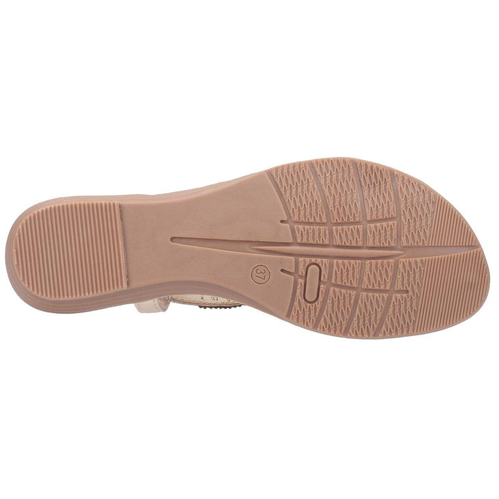 Divaz Roxy Slip On Sandal Gold