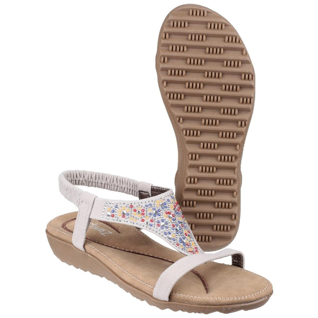 Fleet & Foster Nicosia Slingback Sandal White
