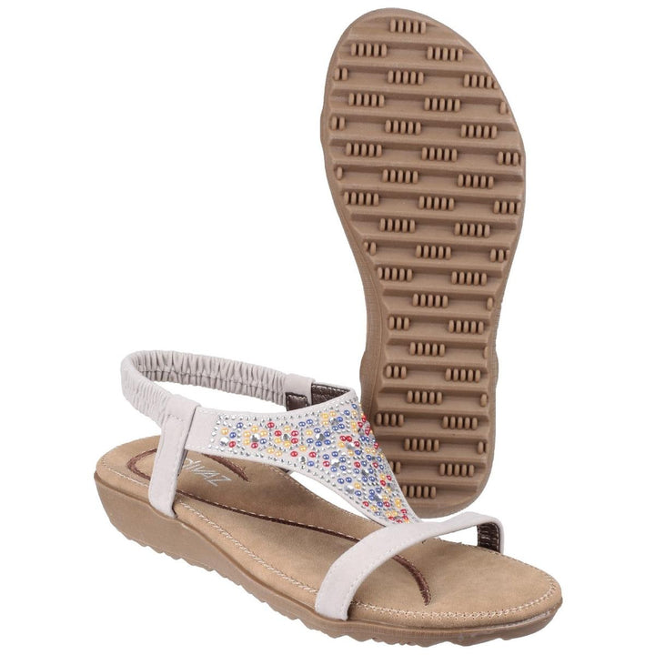 Fleet & Foster Nicosia Slingback Sandal White