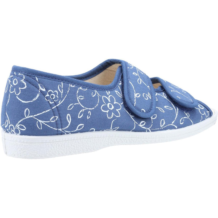 Mirak Molly Canvas Sandal Blue